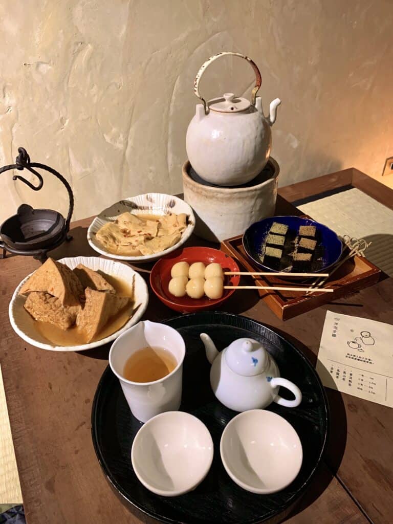 台北小隱茶庵餐點和茶品